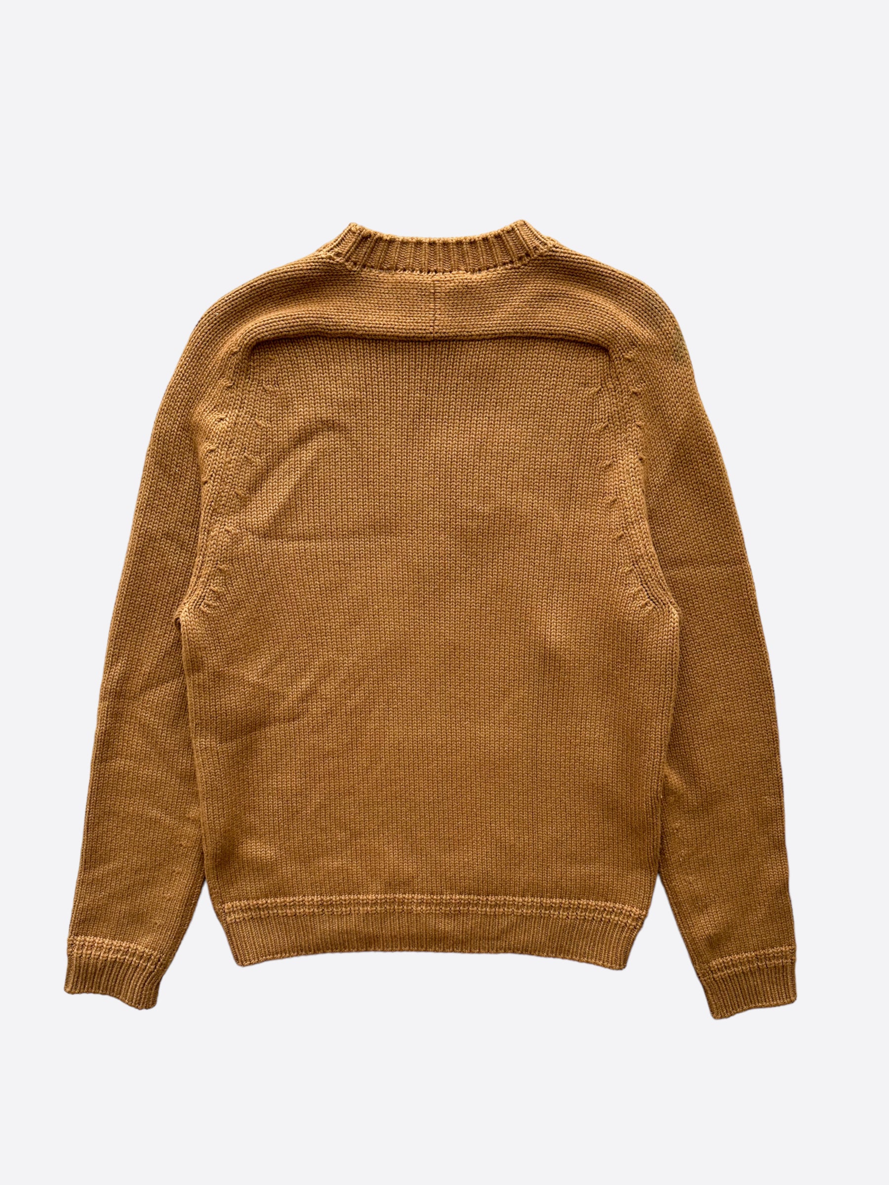 Louis Vuitton Brown Peace Love Cashmere Sweater Savonches