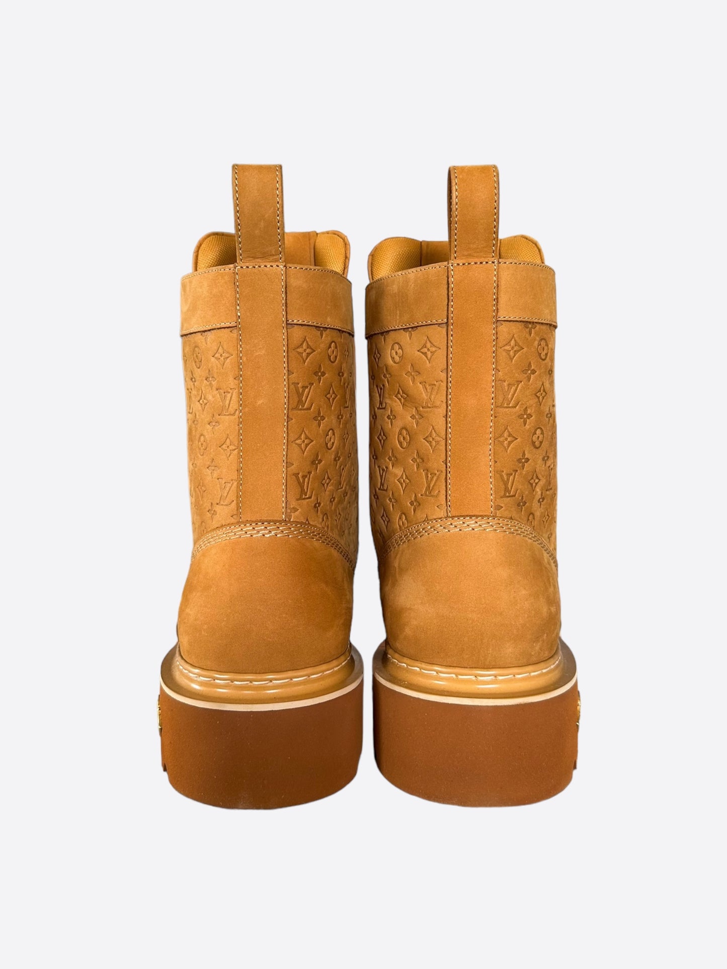 Louis Vuitton Brown Monogram Ranger Boots