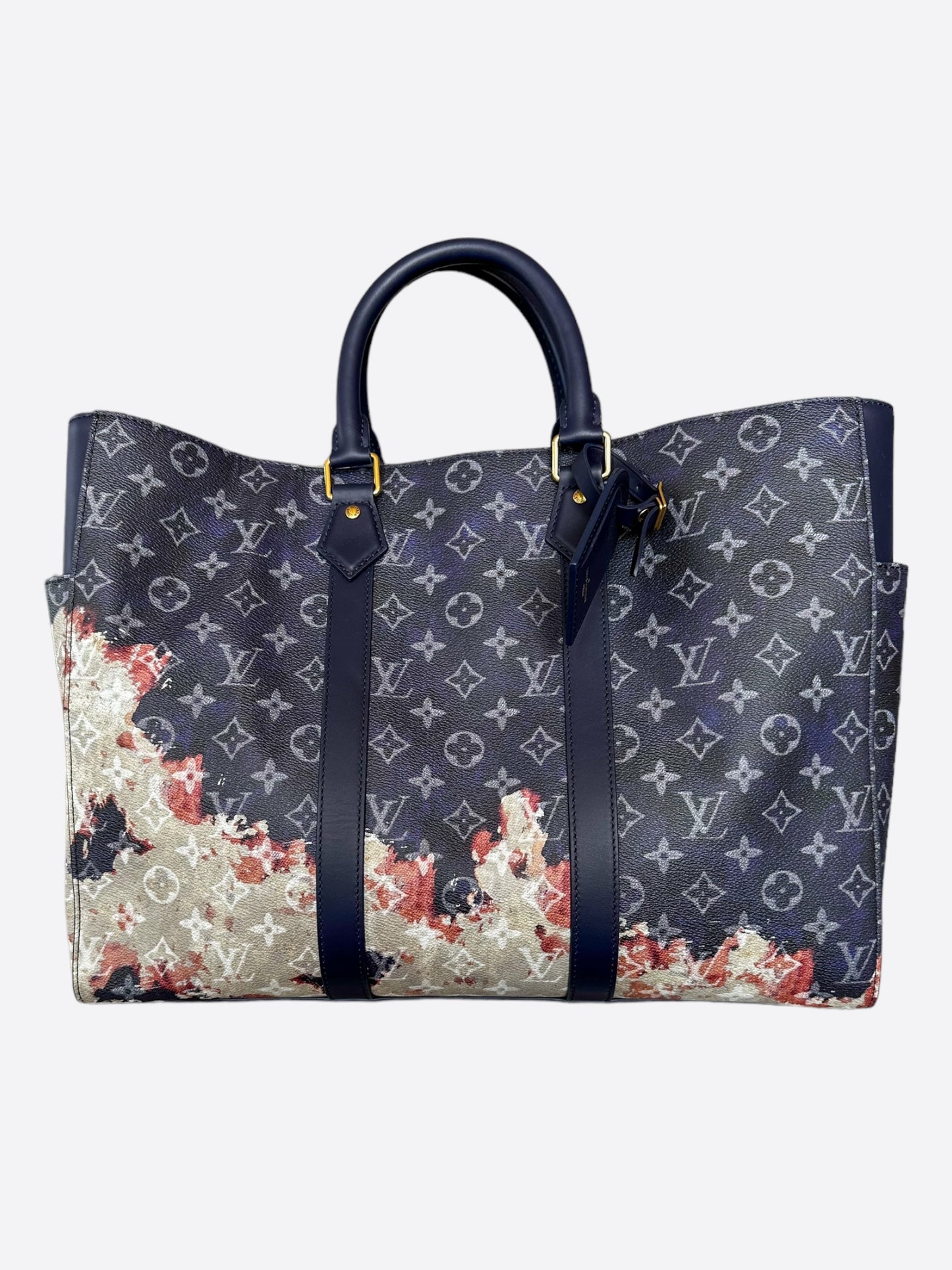 Louis Vuitton Blue Bleach Monogram Sac Plat 24H