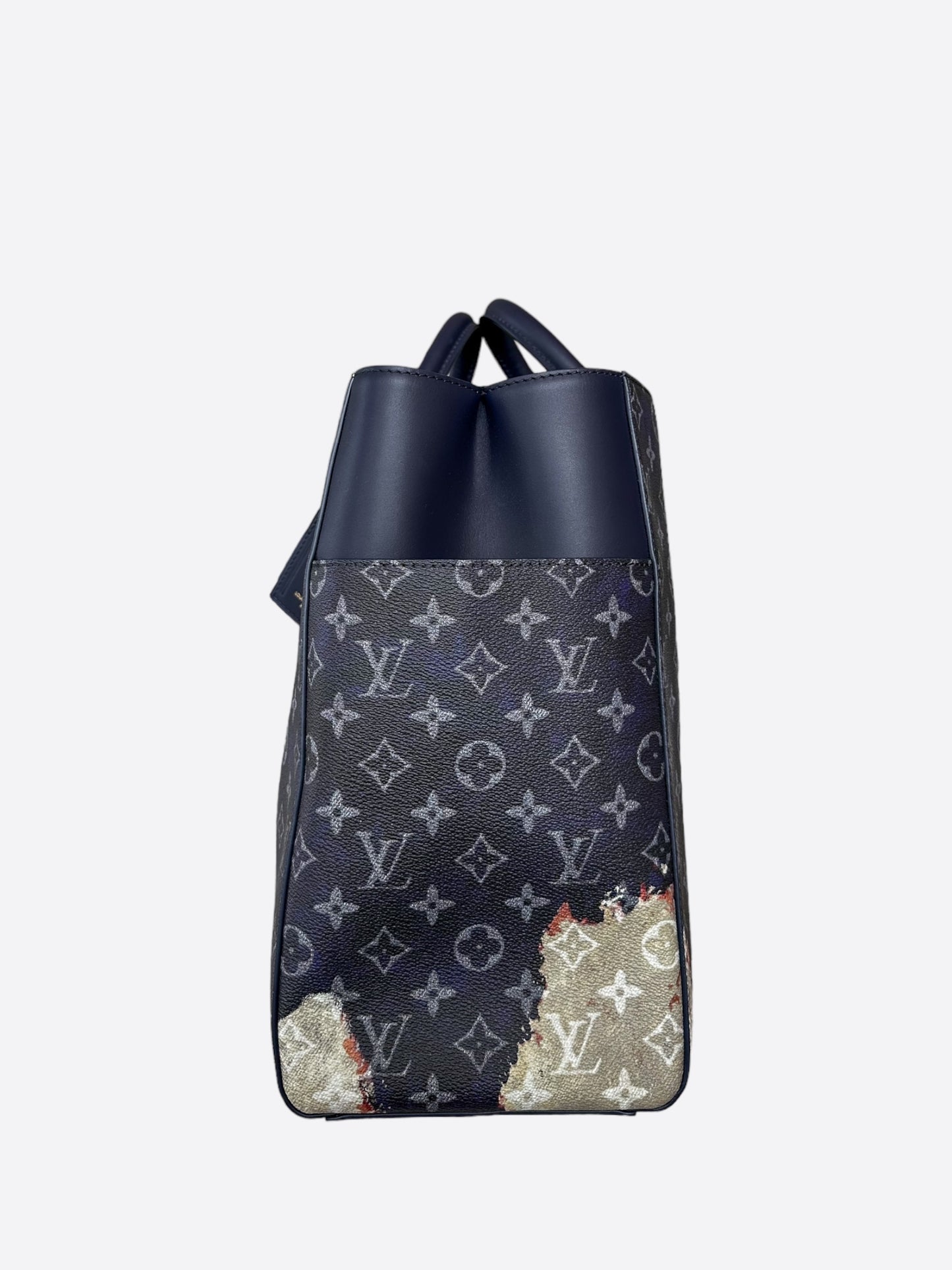 Louis Vuitton Blue Bleach Monogram Sac Plat 24H