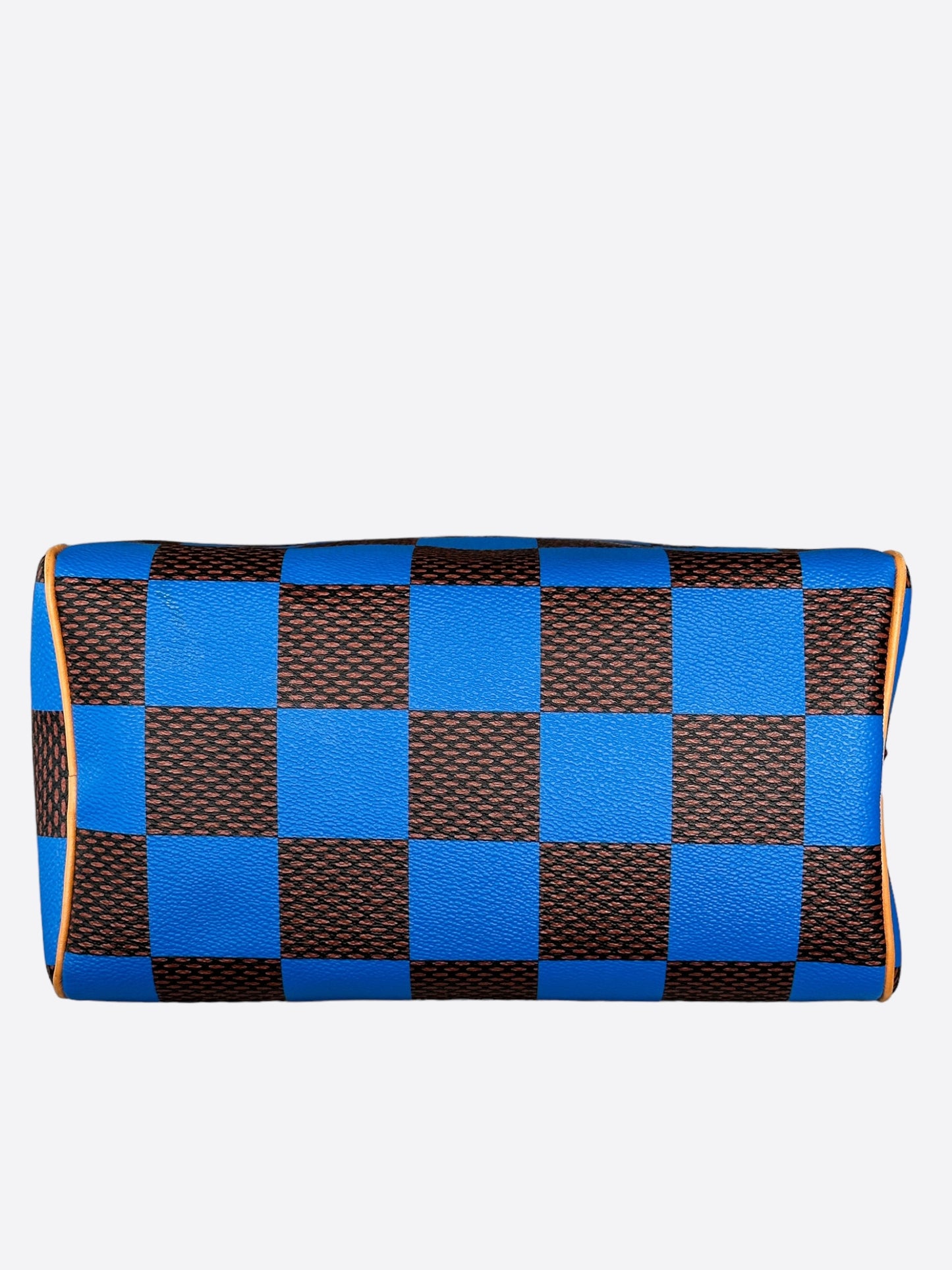 Louis Vuitton Blue & Brown Damier Speedy 25