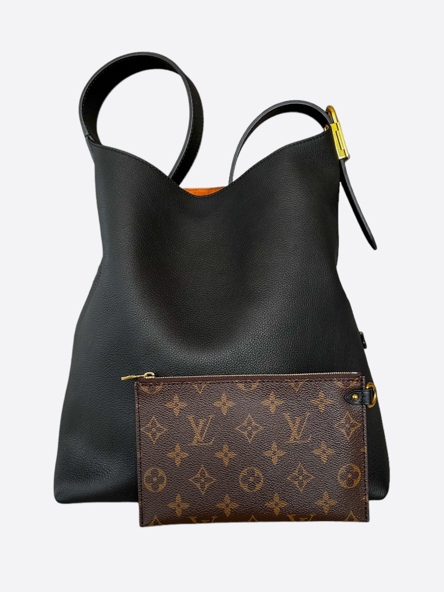 Louis Vuitton Black Low Key Hobo MM