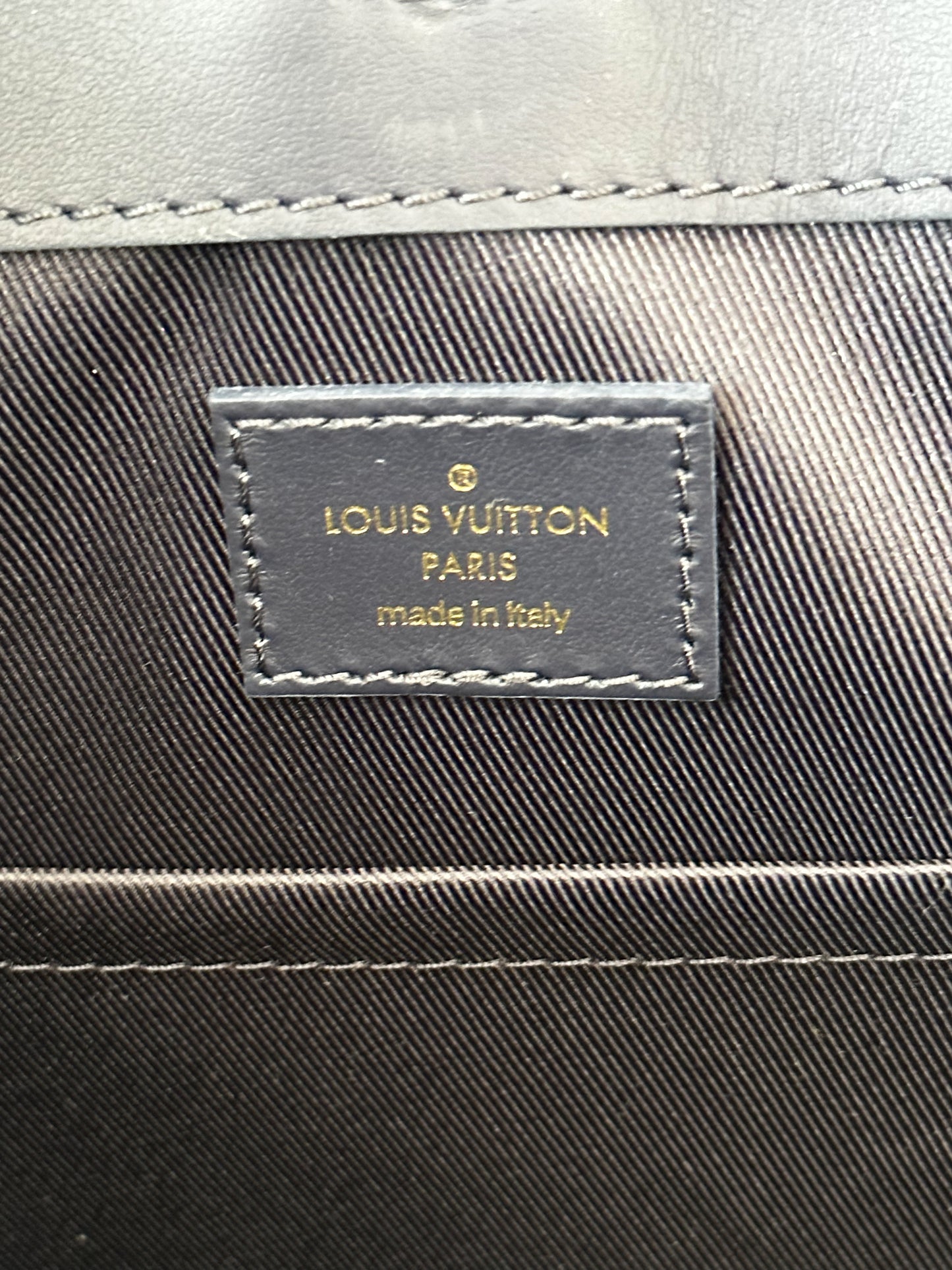 Louis Vuitton Blue Bleach Monogram Sac Plat 24H