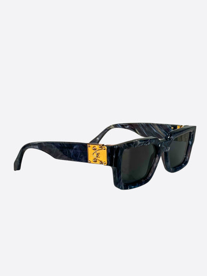 Louis Vuitton Blue & Gold Marble Millionaires