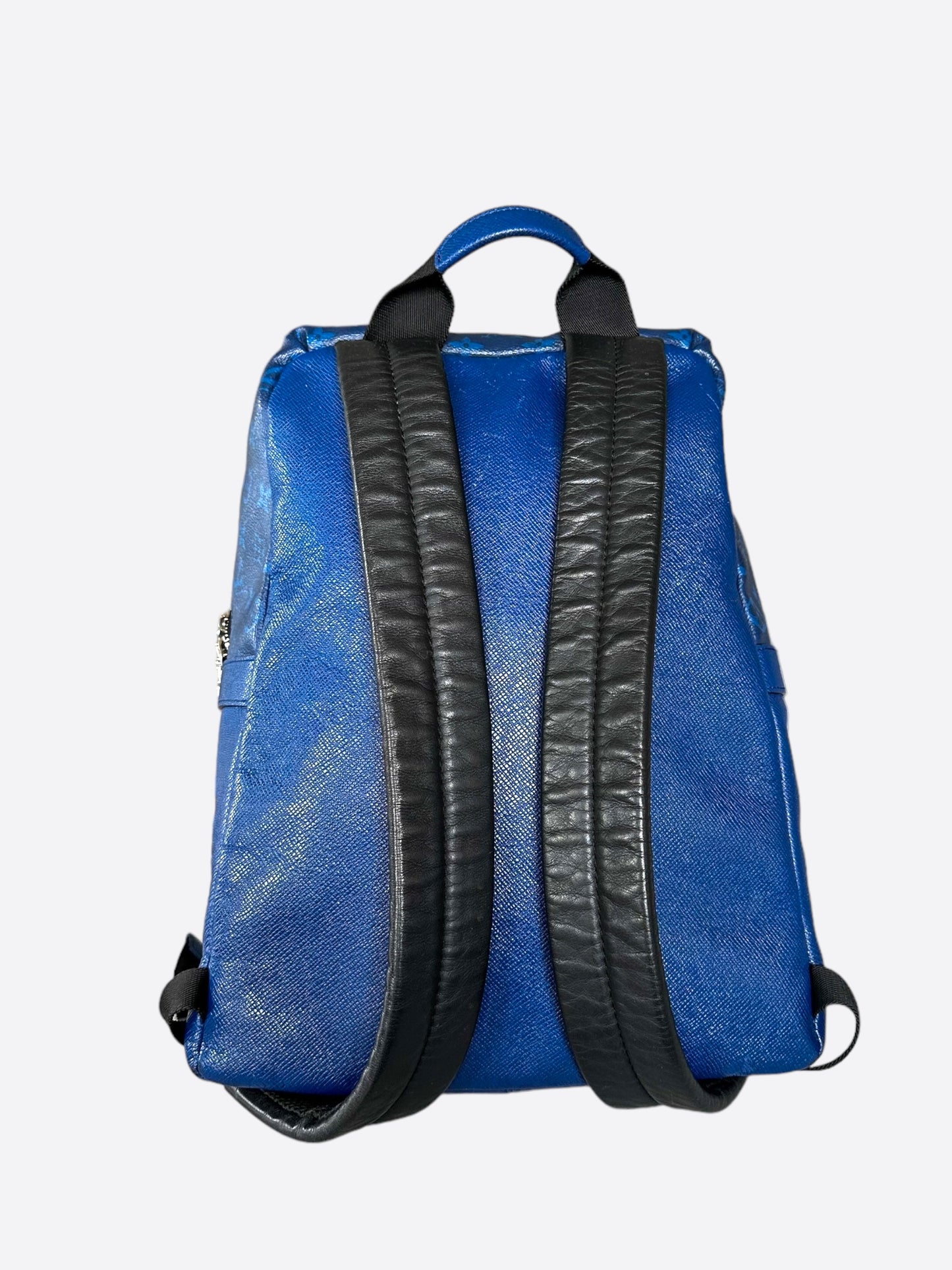 Louis Vuitton Blue Taigarama Monogram Discovery Backpack