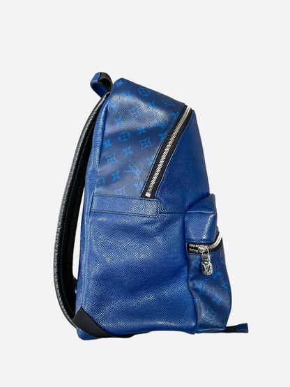 Louis Vuitton Blue Taigarama Monogram Discovery Backpack