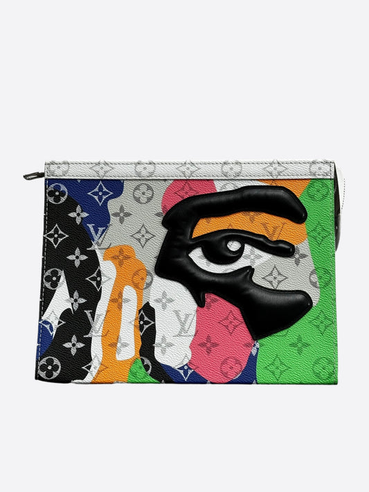 Louis Vuitton KidSuper Multicolor Monogram Pochette Voyage