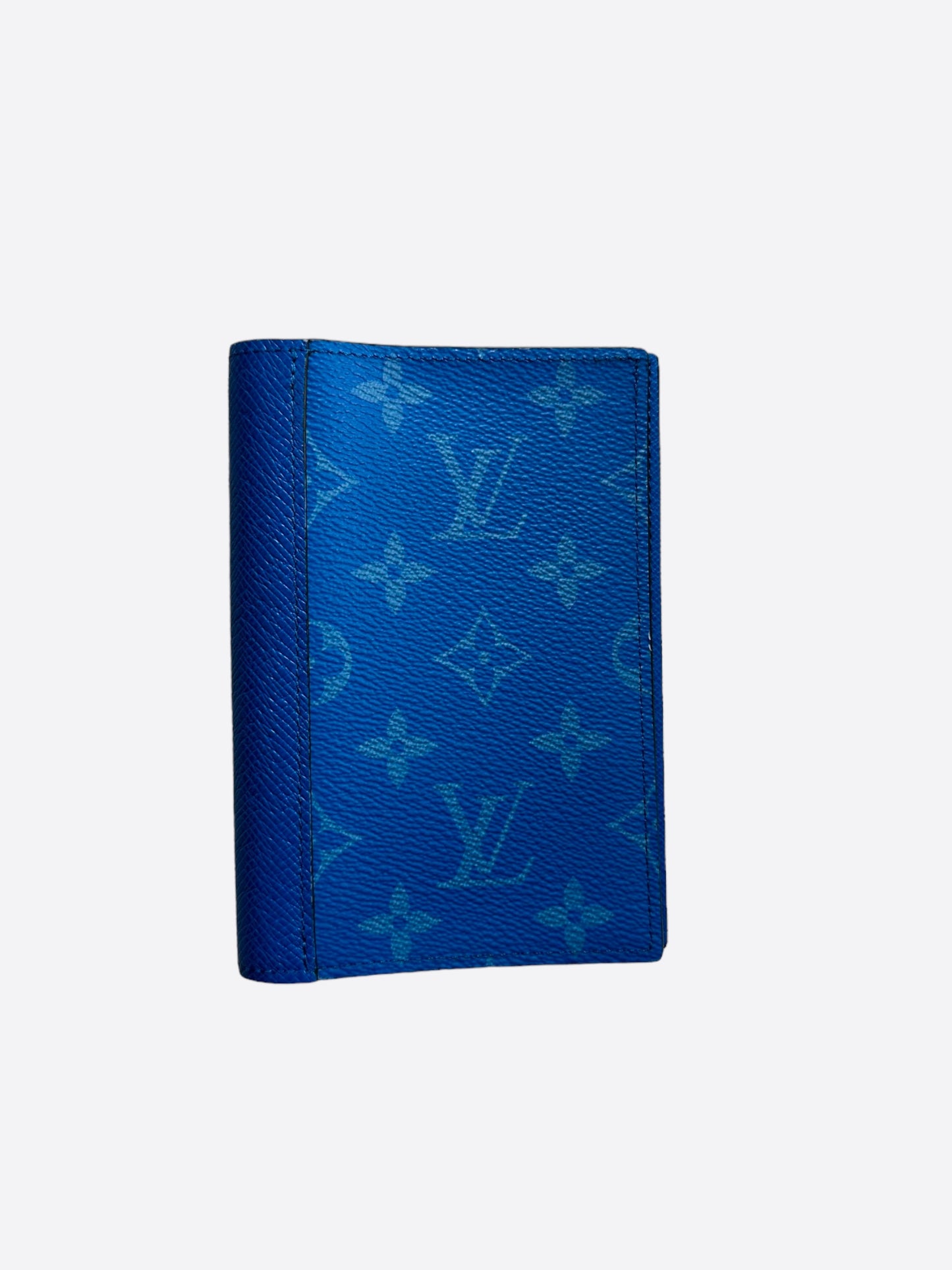 Louis Vuitton Blue Monogram Passport Cover