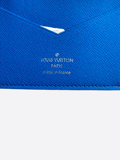 Louis Vuitton Blue Monogram Passport Cover