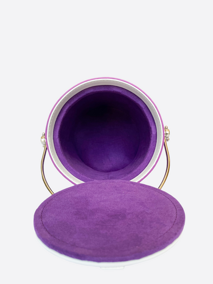 Louis Vuitton Purple Paint Can Leather Bag