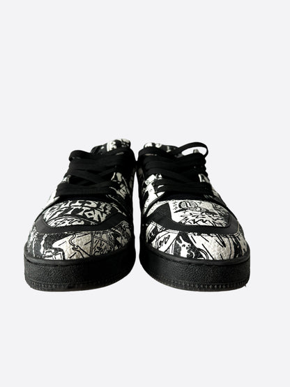 Louis Vuitton Black & White Comic Trainers