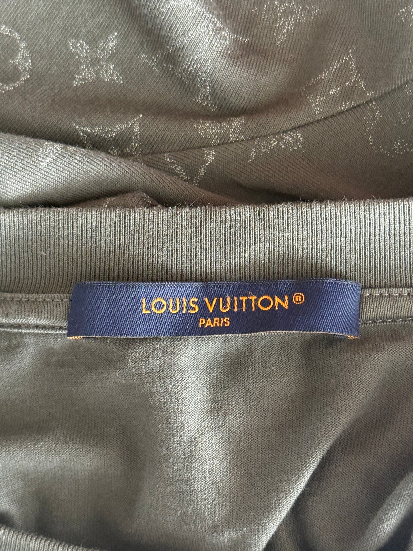 Louis Vuitton Grey & White Monogram Gradient T-Shirt