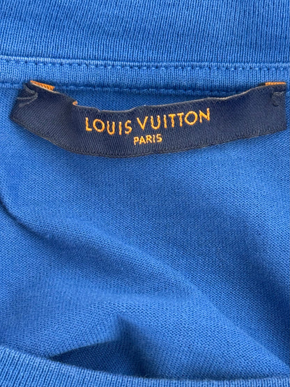 Louis Vuitton Blue & Red Monogram Gradient T-Shirt