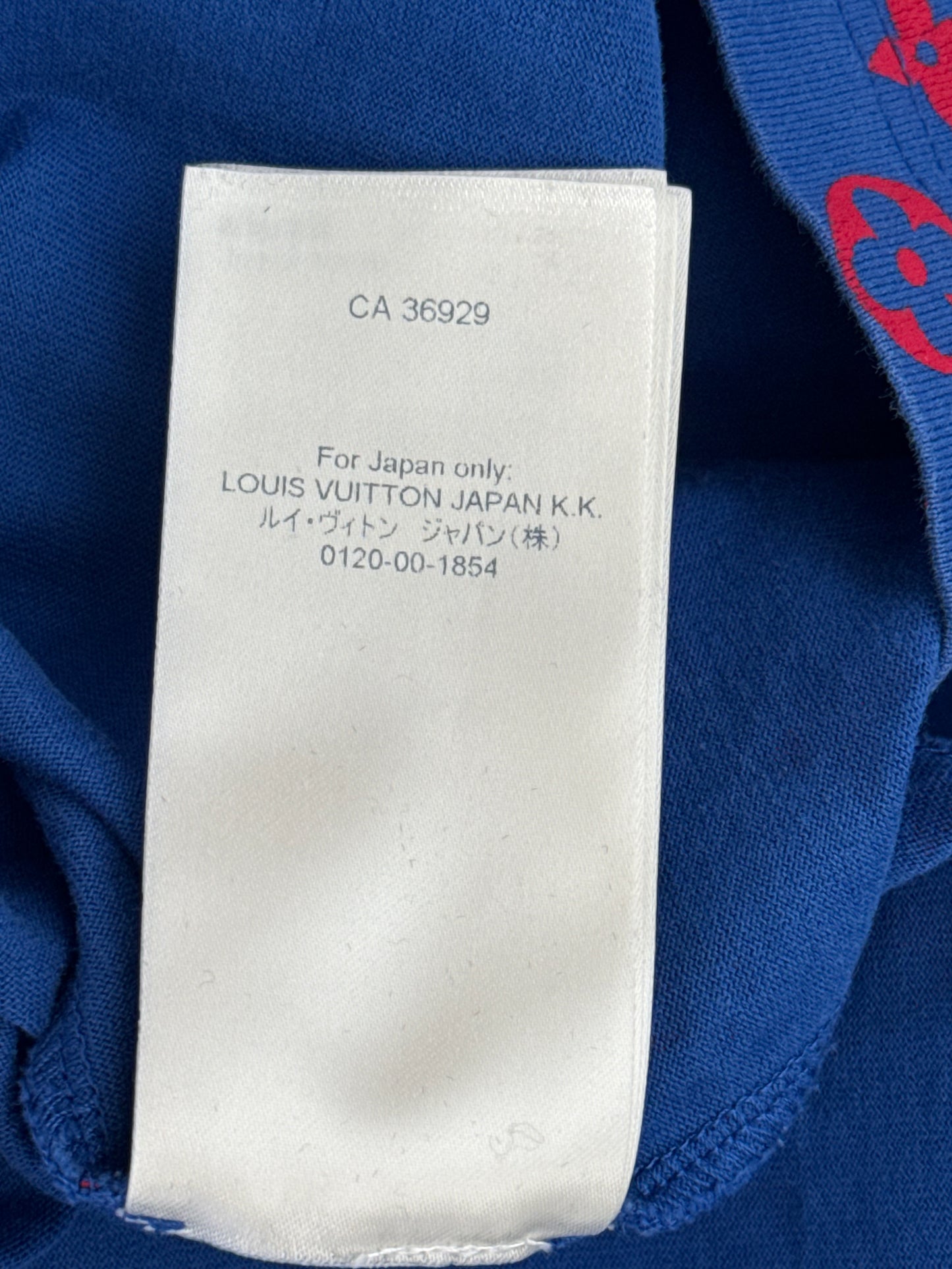 Louis Vuitton Blue & Red Monogram Gradient T-Shirt