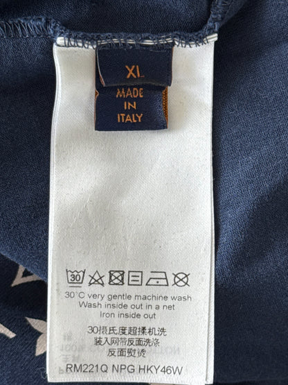 Louis Vuitton Navy & White Monogram Gradient T-Shirt