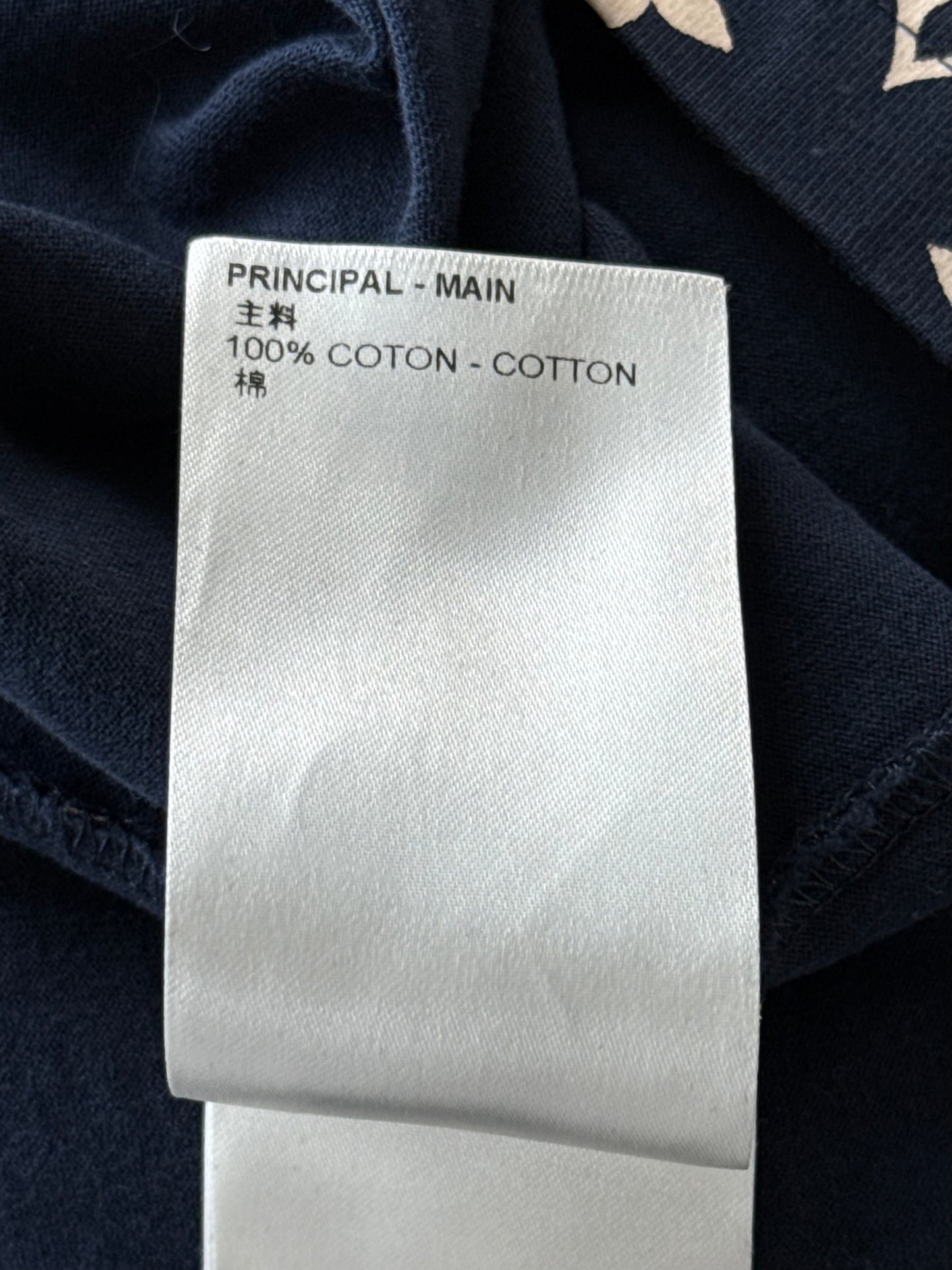 Louis Vuitton Navy & White Monogram Gradient T-Shirt