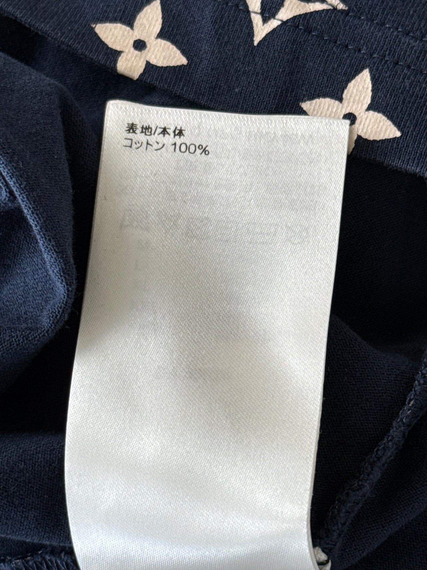 Louis Vuitton Navy & White Monogram Gradient T-Shirt
