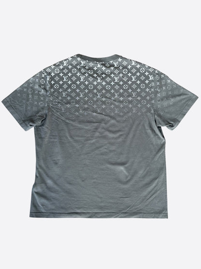 Louis Vuitton Grey & White Monogram Gradient T-Shirt