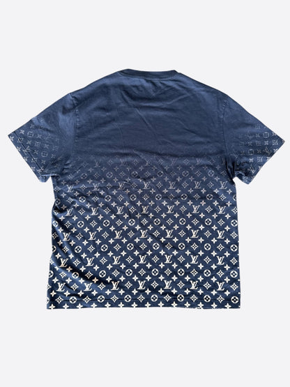 Louis Vuitton Navy & White Monogram Gradient T-Shirt