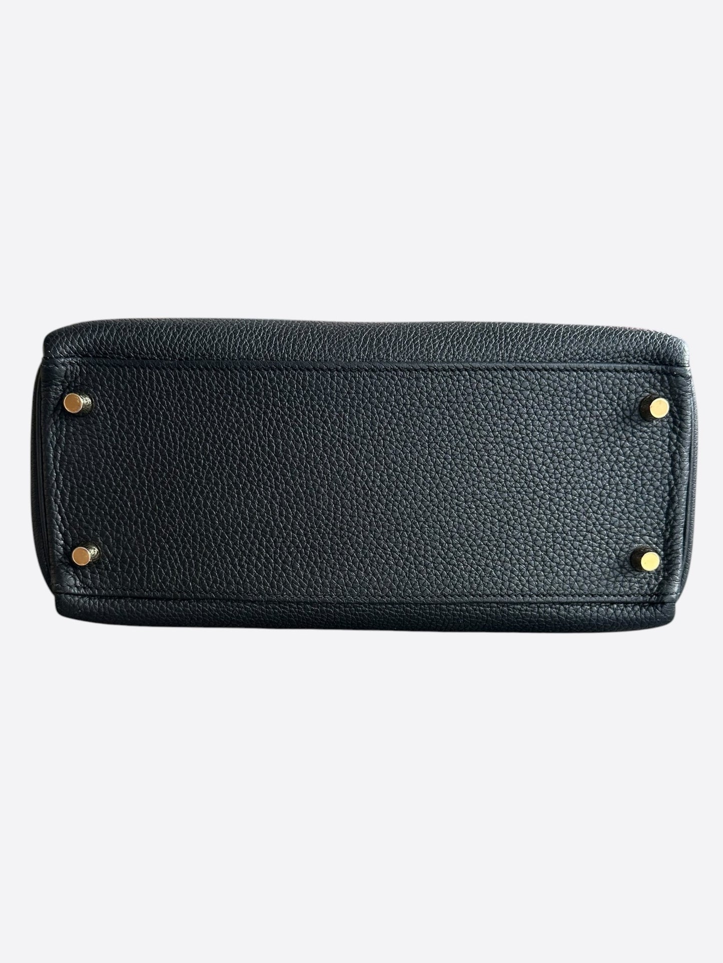 Hermes Black Togo & Gold Hardware Kelly 28
