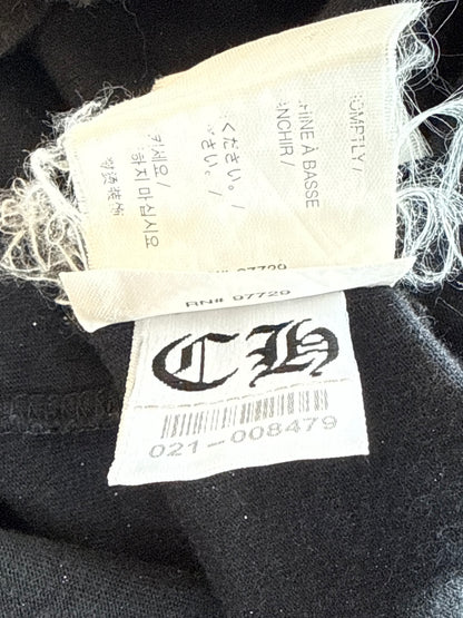 Chrome Hearts Black & White Miami Horseshoe Logo T-Shirt