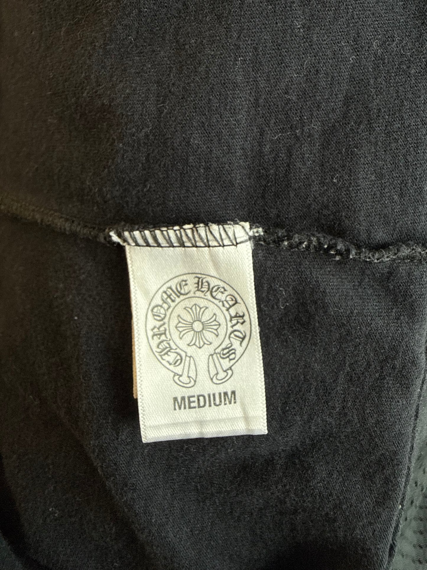 Chrome Hearts Black & White London Horseshoe Logo T-Shirt