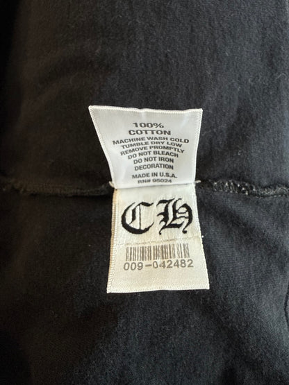 Chrome Hearts Black & White London Horseshoe Logo T-Shirt