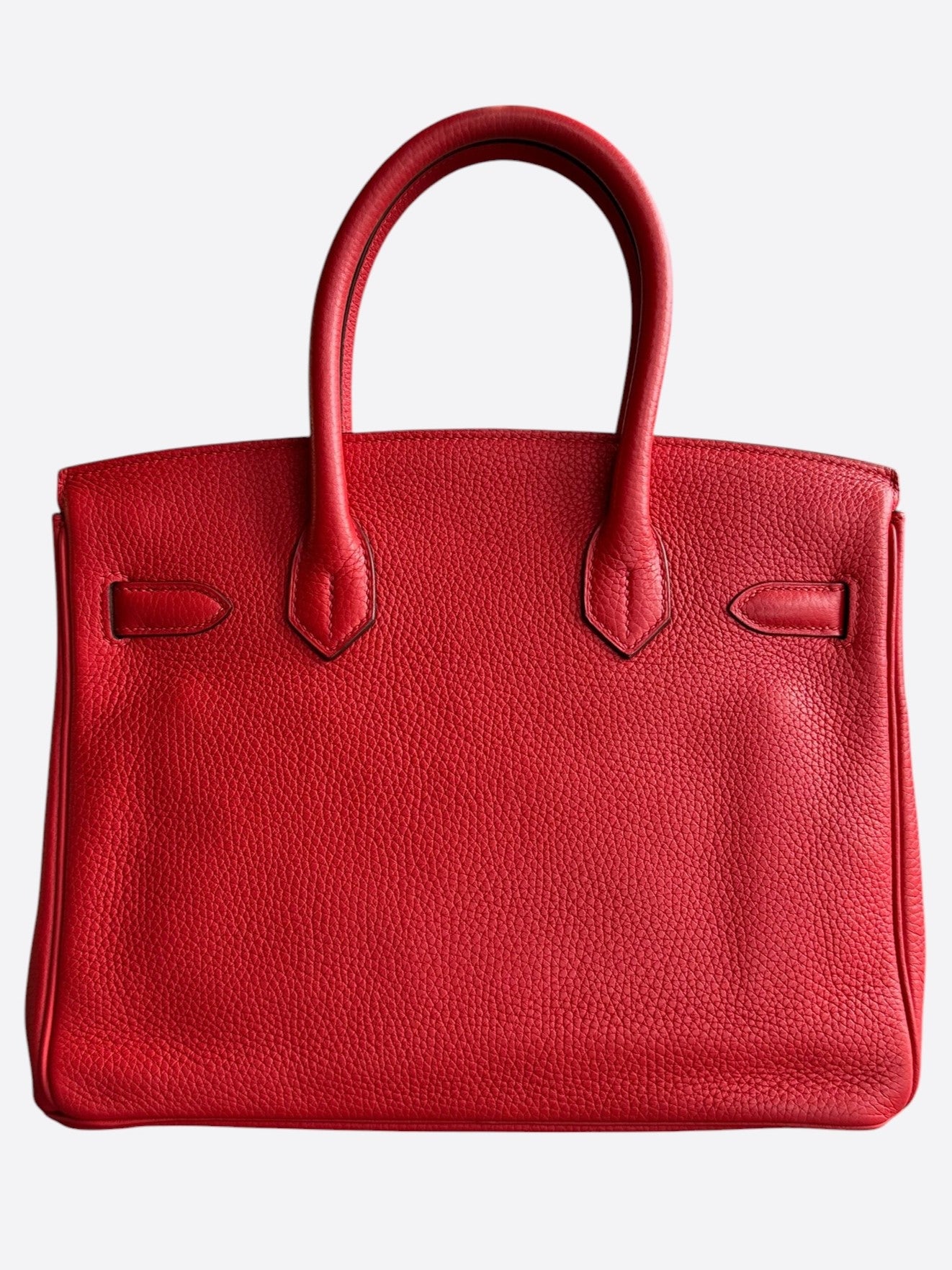Hermes Rouge Casaque Togo & Gold Hardware Birkin 30