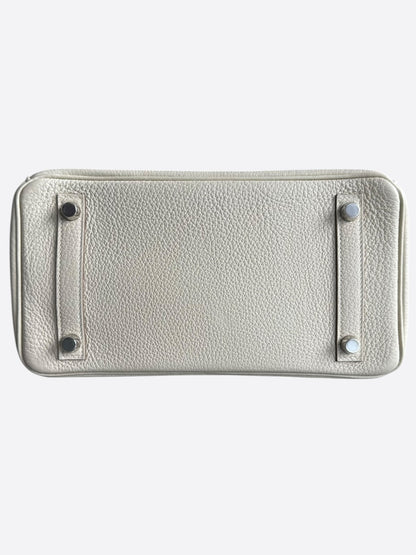 Hermes Craie Togo & Palladium Hardware Birkin 25