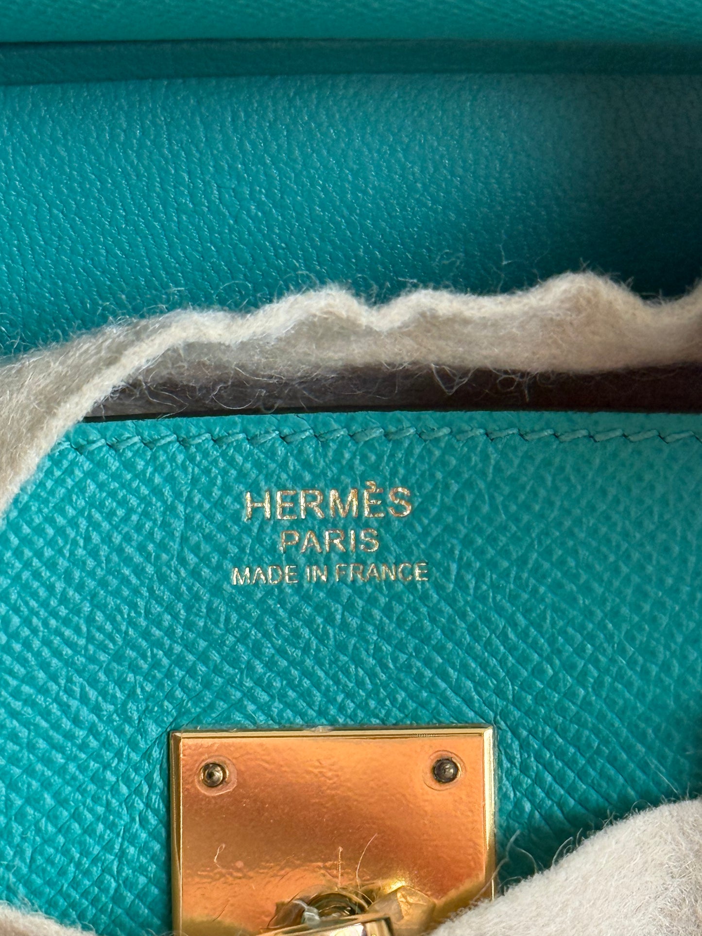 Hermes Vert Verone Epsom & Gold Hardware Birkin 30