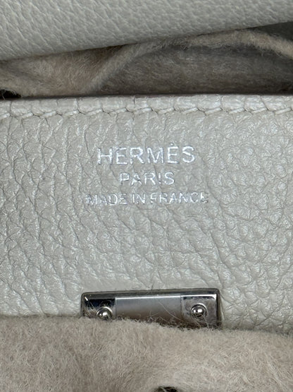 Hermes Craie Togo & Palladium Hardware Birkin 25