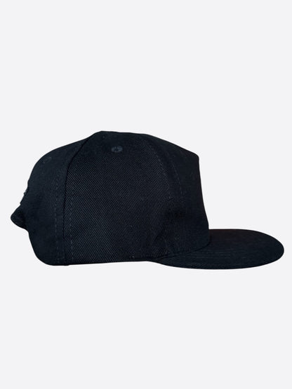 Chrome Hearts Black & White Wine Dagger Logo Hat