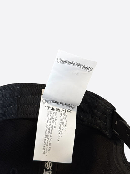 Chrome Hearts Black & White Wine Dagger Logo Hat