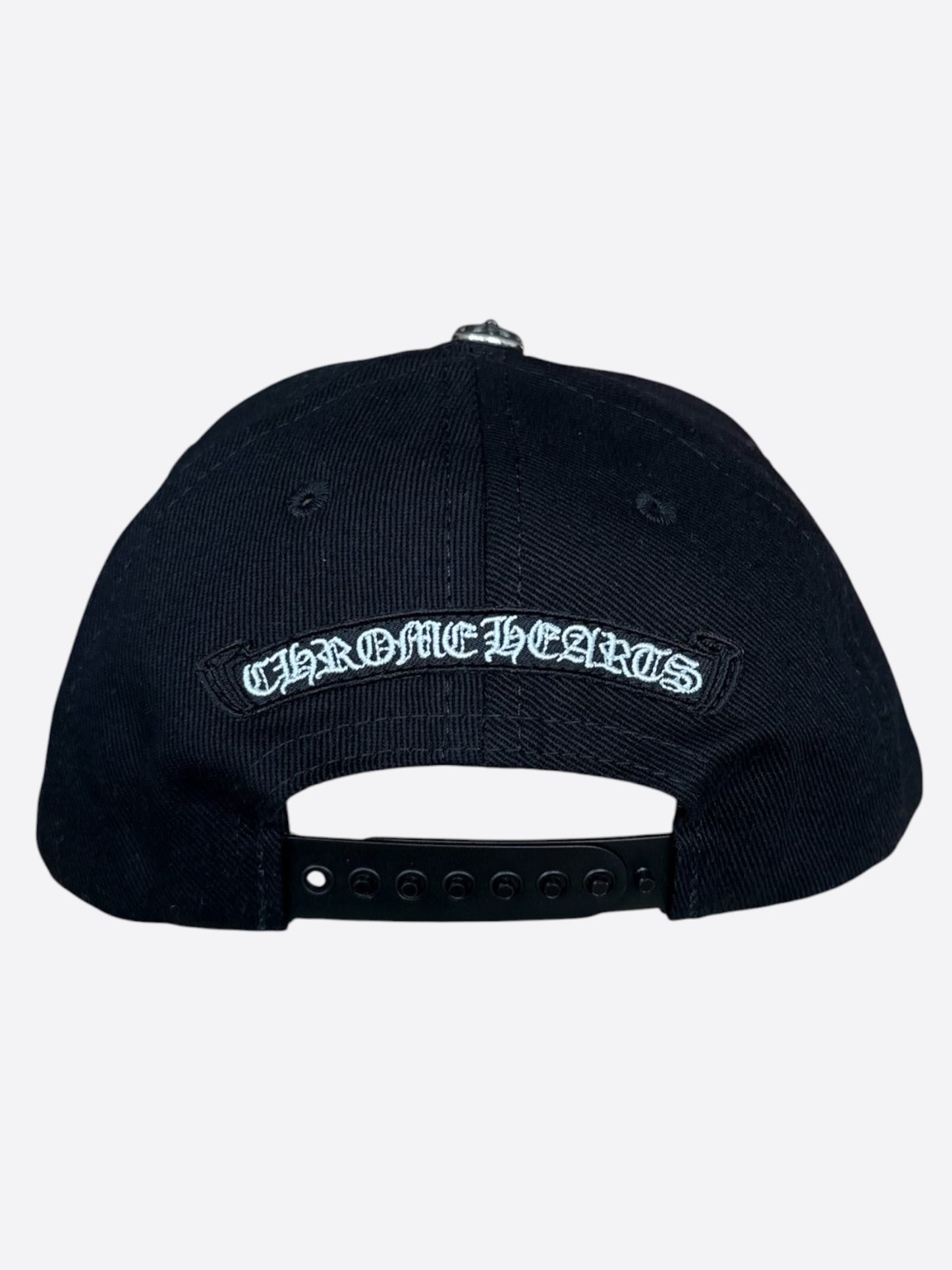 Chrome Hearts Black & White Wine Dagger Logo Hat