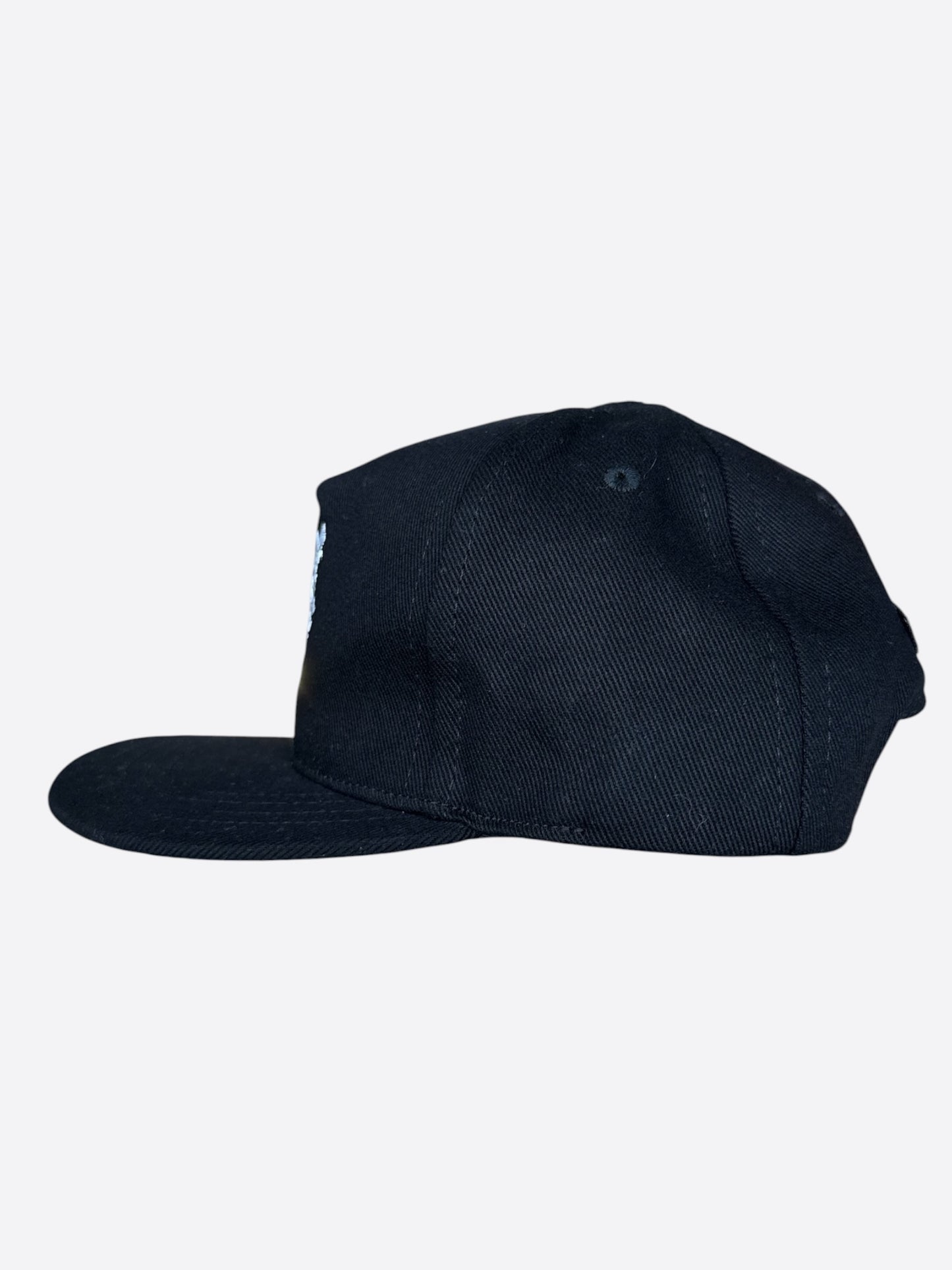 Chrome Hearts Black & White Wine Dagger Logo Hat