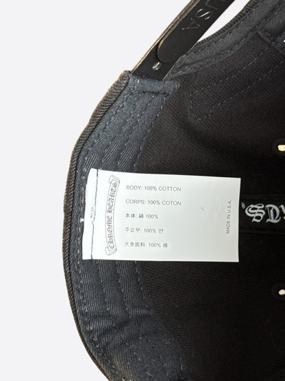 Chrome Hearts Black & White Wine Dagger Logo Hat