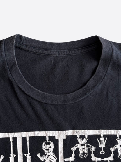 Chrome Hearts Black & White Foti Skulls Graphic T-Shirt
