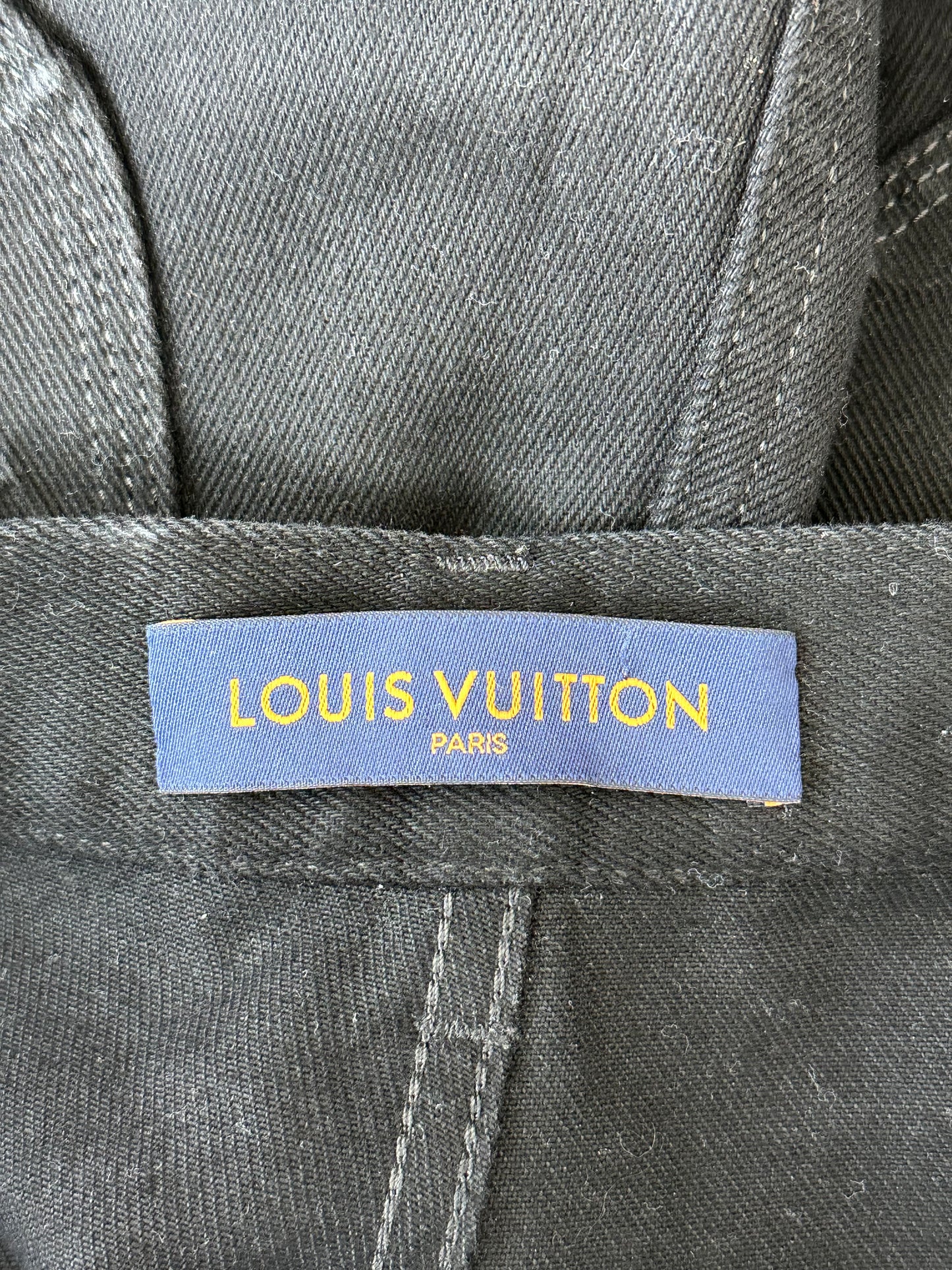 Louis Vuitton Black Monogram Carpenter Pants