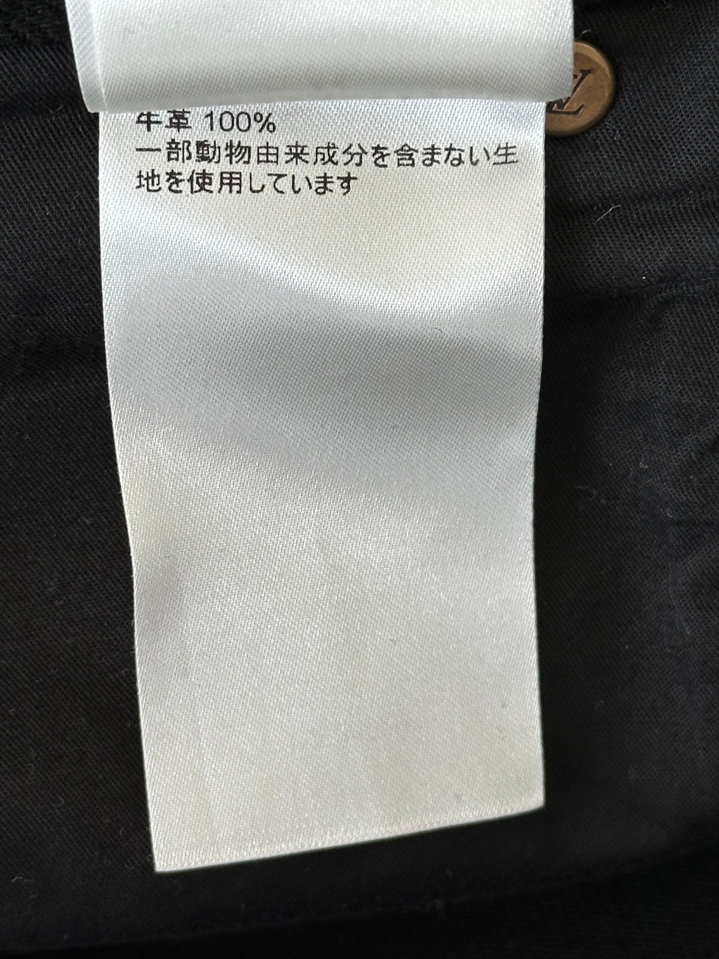 Louis Vuitton Black Monogram Carpenter Pants