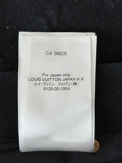 Louis Vuitton Black Monogram Carpenter Pants
