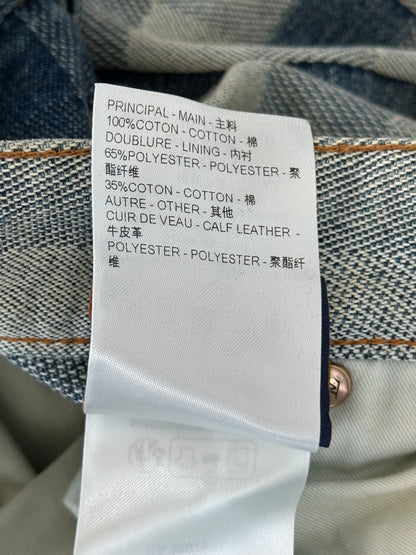Louis Vuitton Blue Damoflage Jeans