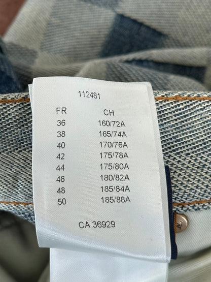 Louis Vuitton Blue Damoflage Jeans