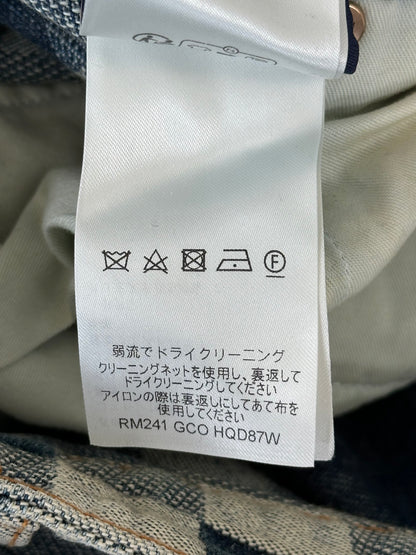 Louis Vuitton Blue Damoflage Jeans