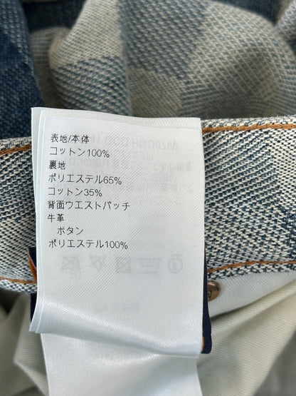 Louis Vuitton Blue Damoflage Jeans