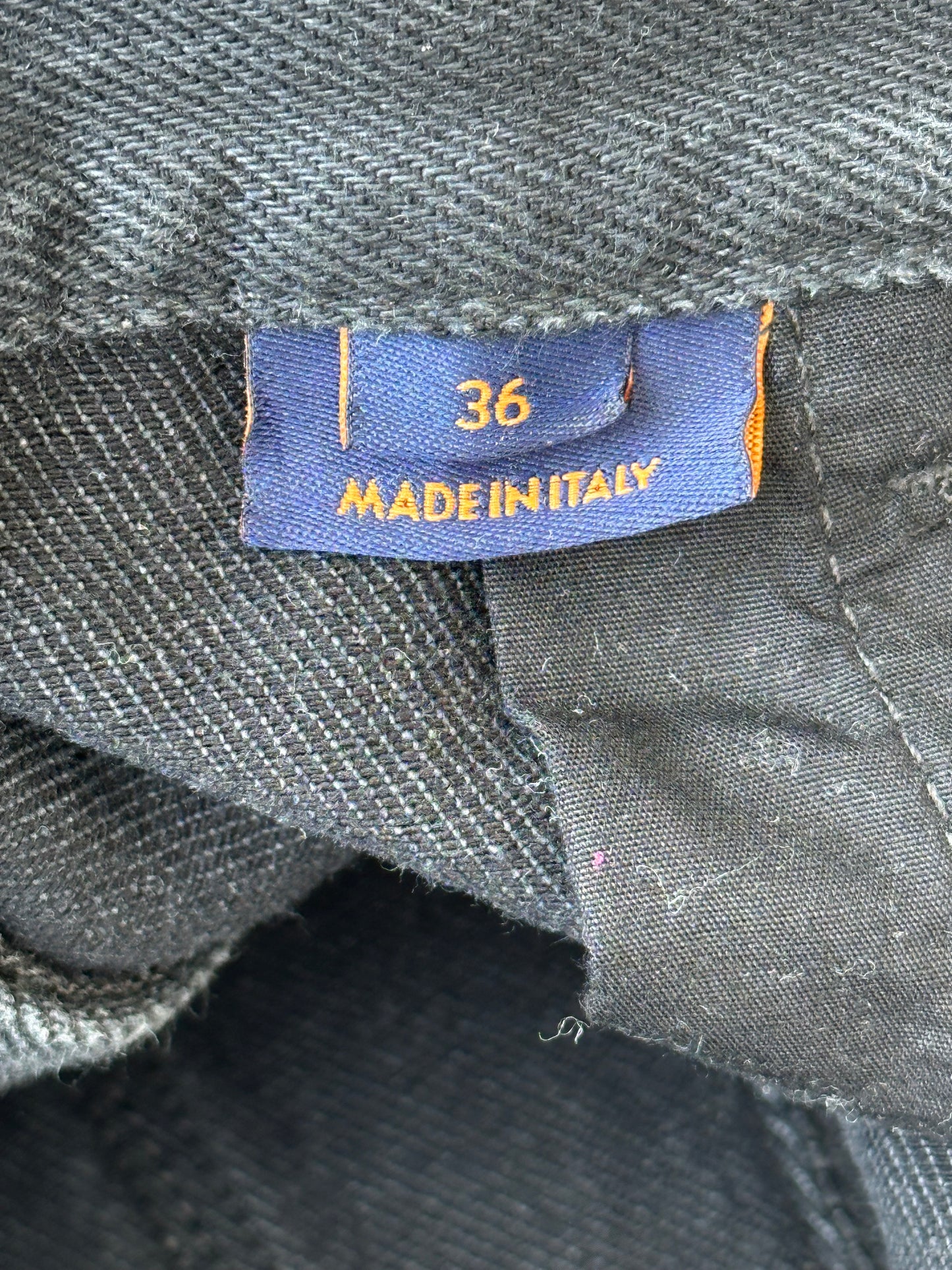 Louis Vuitton Washed Black Monogram Carpenter Pants