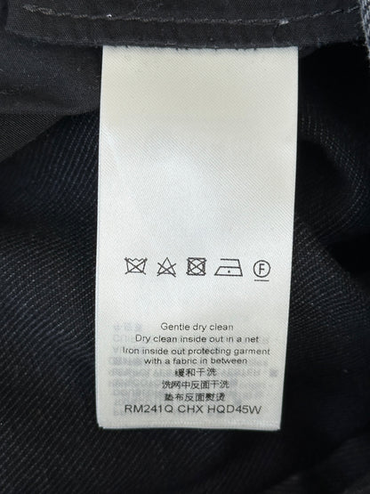 Louis Vuitton Washed Black Monogram Carpenter Pants