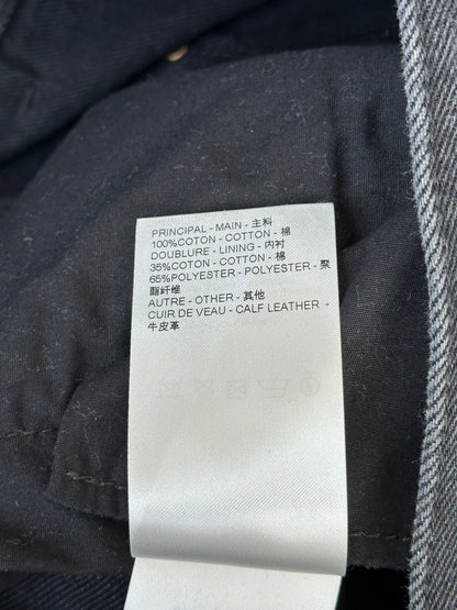 Louis Vuitton Washed Black Monogram Carpenter Pants