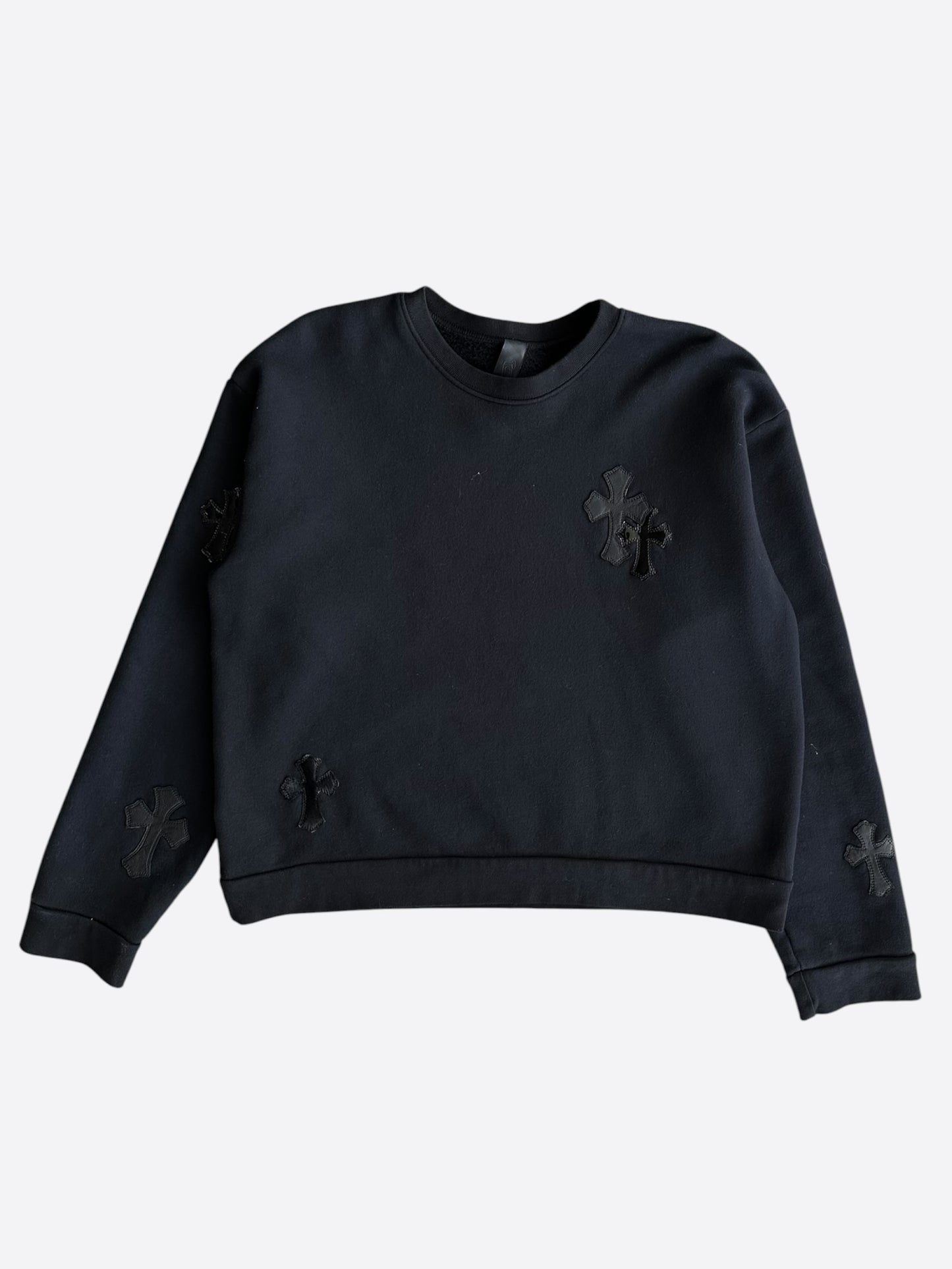 Chrome Hearts Black Cross Patch Sweater