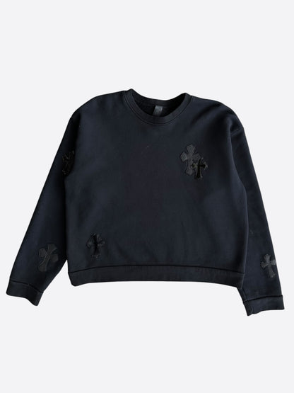 Chrome Hearts Black Cross Patch Sweater