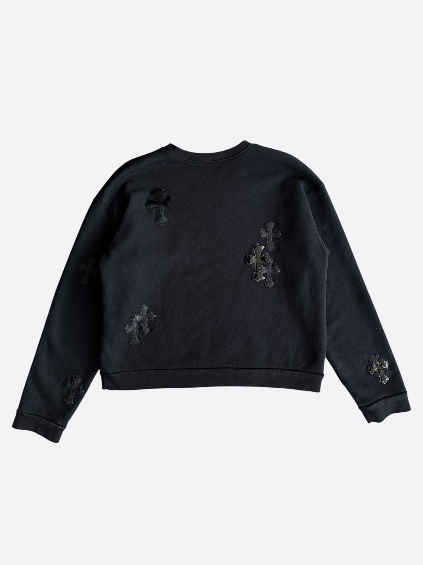 Chrome Hearts Black Cross Patch Sweater